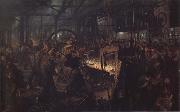 Adolph von Menzel, The Iro-Rolling Mill